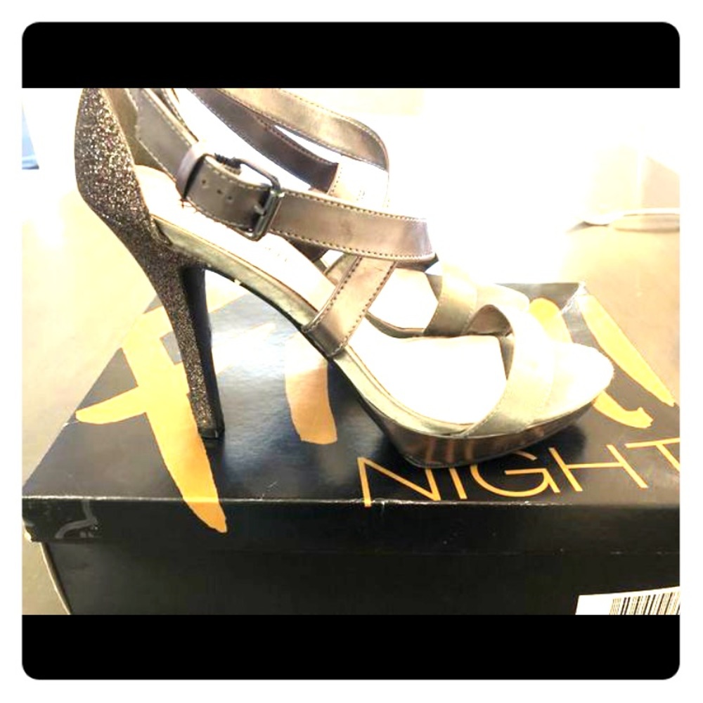 Fiona Night Silver Heels